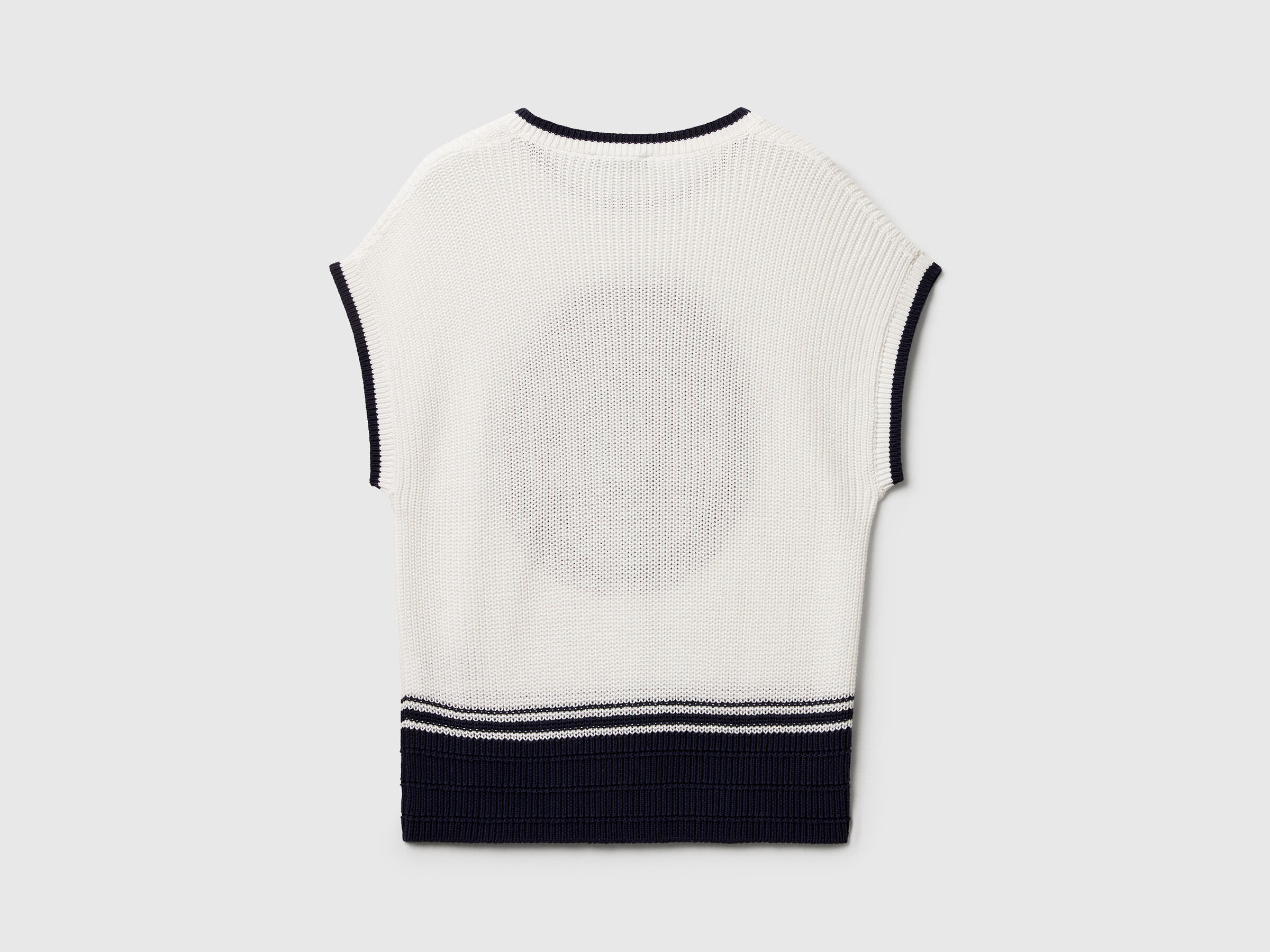 SLEEVELESS SWEATER Femme image number 6